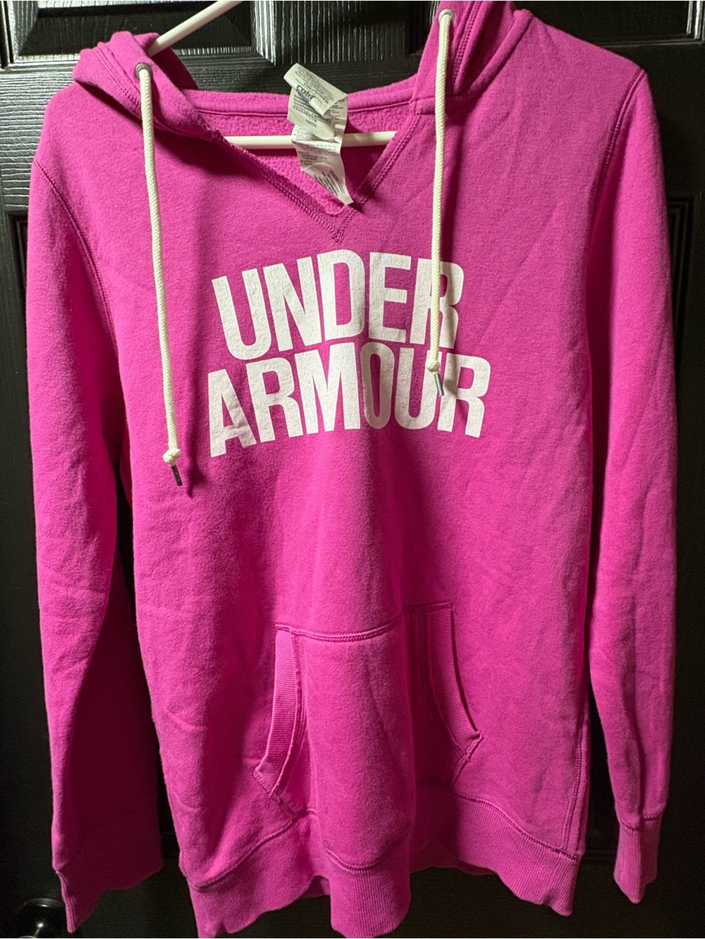Under Armour Hot Pink Logo Hoodie